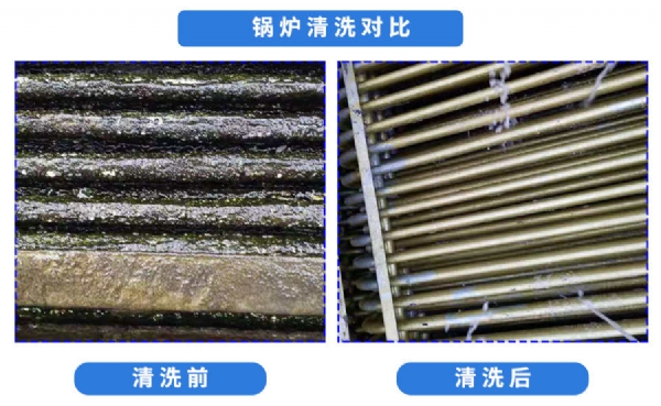 鍋爐清洗對(duì)比